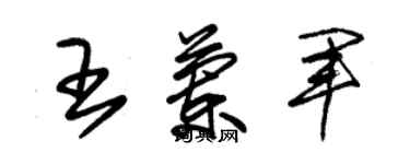 朱锡荣王兰军草书个性签名怎么写