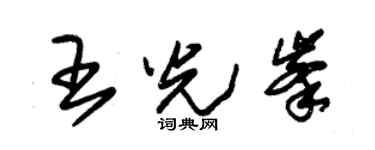 朱锡荣王光峰草书个性签名怎么写