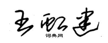 朱锡荣王虹建草书个性签名怎么写