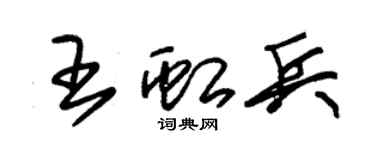 朱锡荣王虹兵草书个性签名怎么写