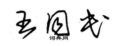 朱锡荣王同民草书个性签名怎么写