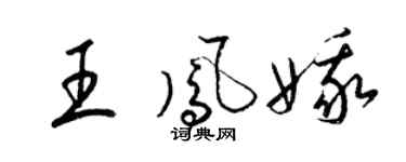 梁锦英王凤娥草书个性签名怎么写