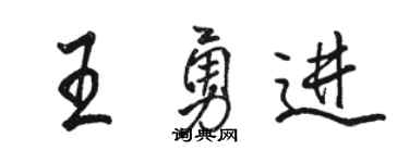 骆恒光王勇进行书个性签名怎么写