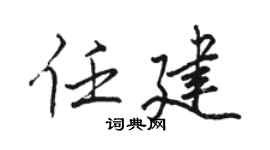 骆恒光任建行书个性签名怎么写