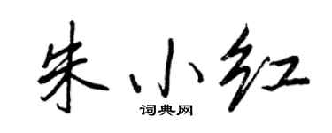 王正良朱小红行书个性签名怎么写