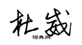 朱锡荣杜威草书个性签名怎么写