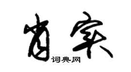 朱锡荣肖实草书个性签名怎么写