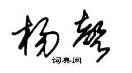 朱锡荣杨声草书个性签名怎么写