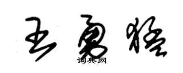 朱锡荣王勇猛草书个性签名怎么写