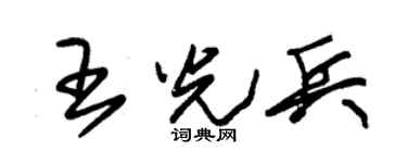 朱锡荣王光兵草书个性签名怎么写