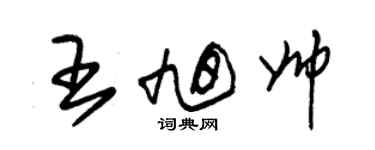 朱锡荣王旭帅草书个性签名怎么写