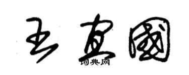 朱锡荣王宜国草书个性签名怎么写