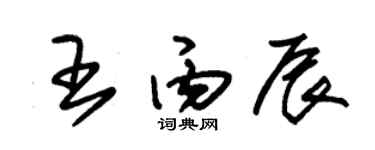 朱锡荣王丙辰草书个性签名怎么写