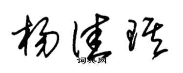 朱锡荣杨佳琪草书个性签名怎么写