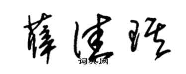 朱锡荣薛佳琪草书个性签名怎么写