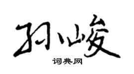 曾庆福孙峻行书个性签名怎么写