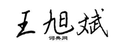 王正良王旭斌行书个性签名怎么写