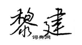 王正良黎建行书个性签名怎么写