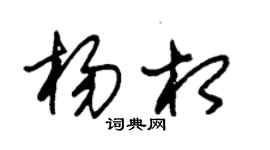 朱锡荣杨相草书个性签名怎么写