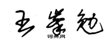 朱锡荣王峰勉草书个性签名怎么写