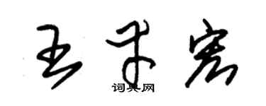 朱锡荣王幸宏草书个性签名怎么写