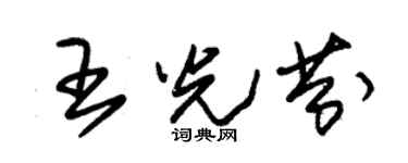 朱锡荣王光芬草书个性签名怎么写