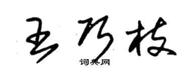 朱锡荣王巧枝草书个性签名怎么写